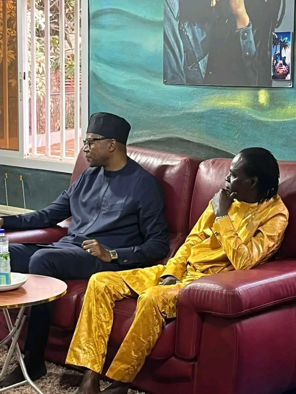 Baaba Maal reçoit le Ministre Alpha Thiam